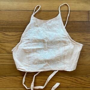 Blush tank top